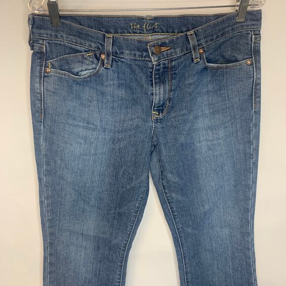 Old Navy The Flirt Vintage Boot Cut Jeans Sz 34" waist Low rise - Picture 5 of 9